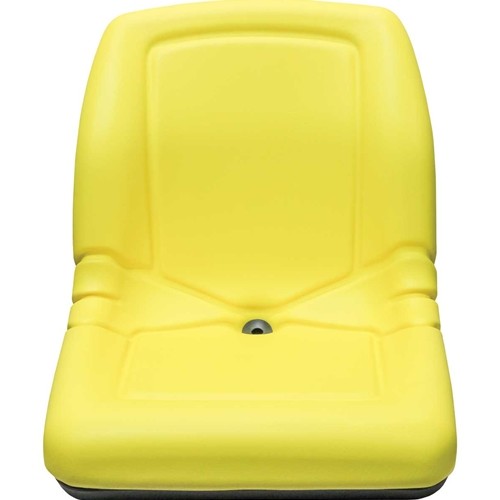 AGCO Lawn Mower Replacement Bucket Seat - Fits Various Models - Yellow Vinyl