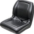 AGCO Lawn Mower Replacement Bucket Seat - Fits Various Models - Black Vinyl