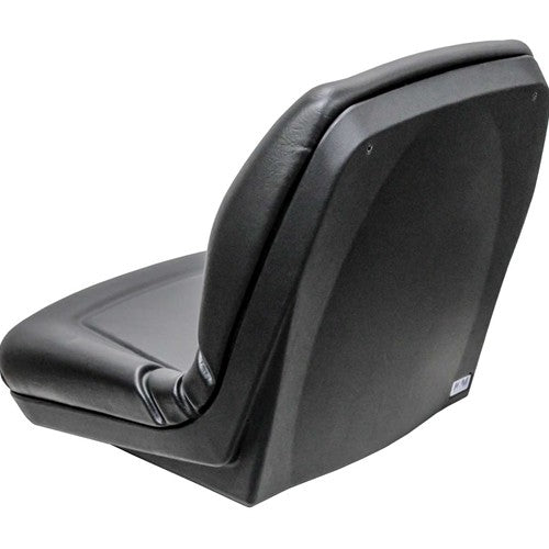 AGCO Lawn Mower Replacement Bucket Seat - Fits Various Models - Black Vinyl