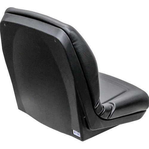 AGCO Lawn Mower Replacement Bucket Seat - Fits Various Models - Black Vinyl