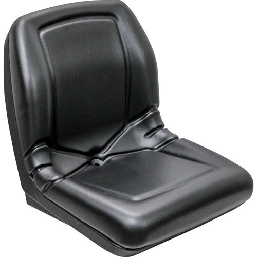 AGCO Lawn Mower Replacement Bucket Seat - Fits Various Models - Black Vinyl