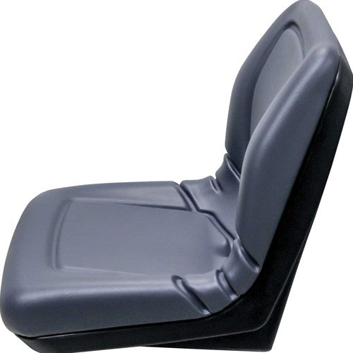 AGCO Lawn Mower Replacement Bucket Seat - Fits Various Models - Gray Vinyl