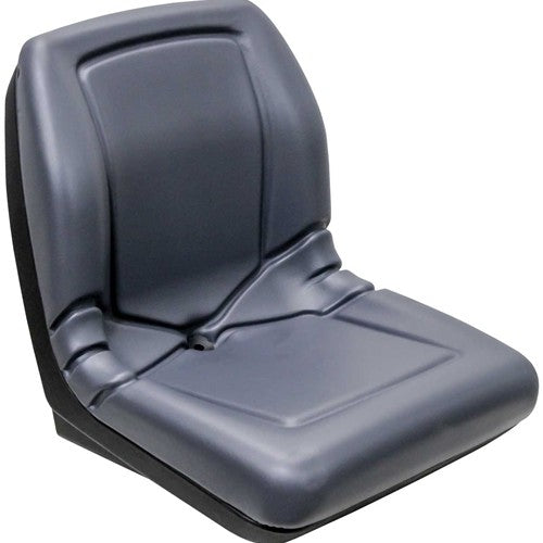 AGCO Lawn Mower Replacement Bucket Seat - Fits Various Models - Gray Vinyl