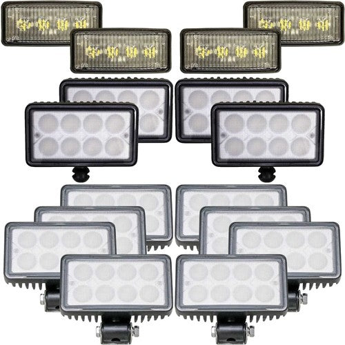 Complete John Deere 8000(T)-8010(T) Early Series Replacement LED Light Kit