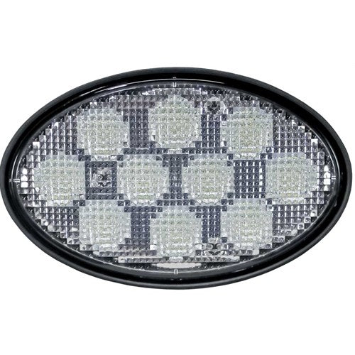 Kubota M7 Series Tractor Replacement LED Oval Work Light - Swivel Side Mount