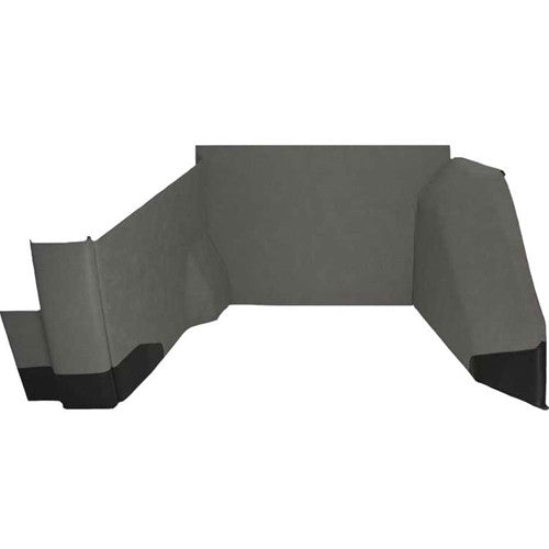 Case IH 71 Series Magnum Tractor Replacement Quick Fit Lower Cab Kit - Gray (Upholstered w/Plastic Backing)