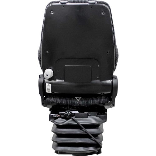 Volvo L20B & L25B Wheel Loader Replacement Seat & Air Suspension - Black/Gray Cloth