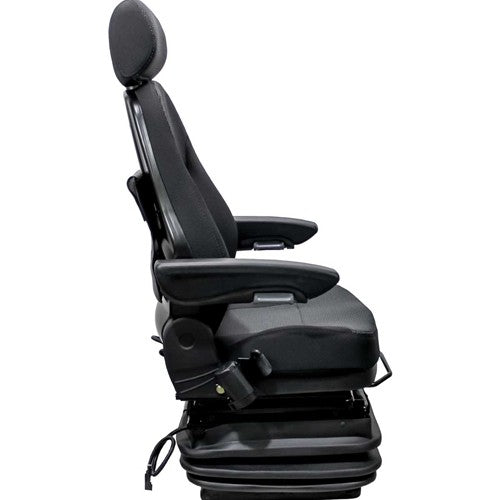 Multiple Application Seat & Air Suspension - Black Cloth