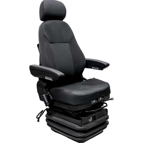 Multiple Application Seat & Air Suspension - Black Cloth