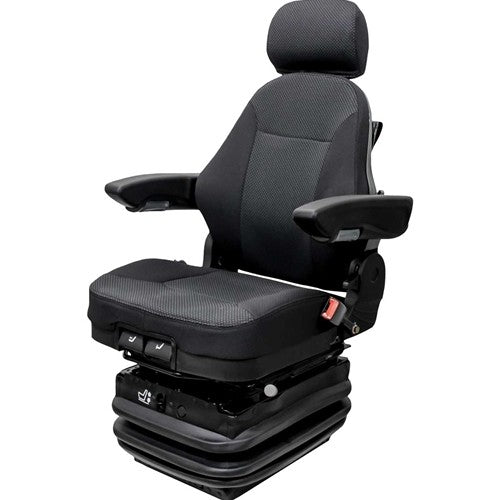 Multiple Application Seat & Air Suspension - Black Cloth