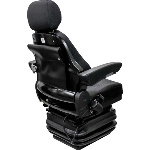 Multiple Application Seat & Air Suspension - Black Cloth