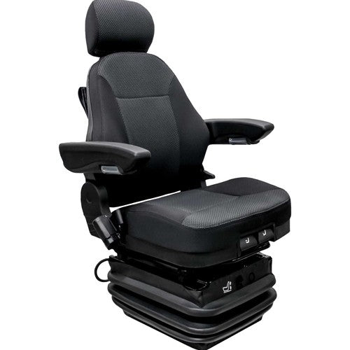 Multiple Application Seat & Air Suspension - Black Cloth