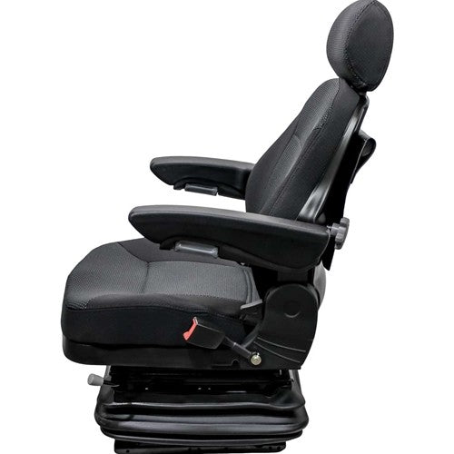 Multiple Application Seat & Mechanical Suspension - Black Cloth