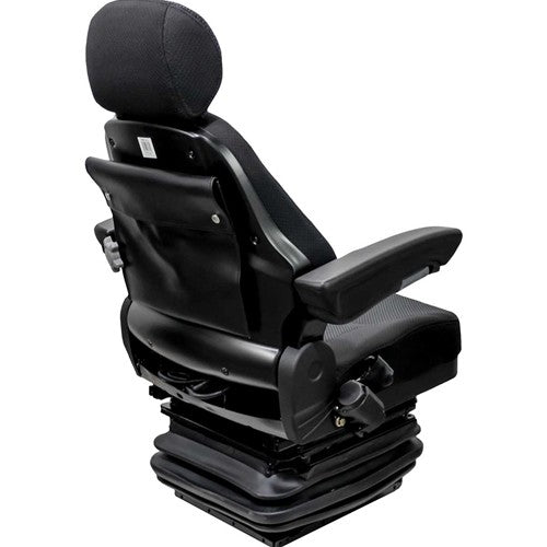 Multiple Application Seat & Mechanical Suspension - Black Cloth