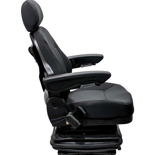 Multiple Application Seat & Mechanical Suspension - Black Cloth