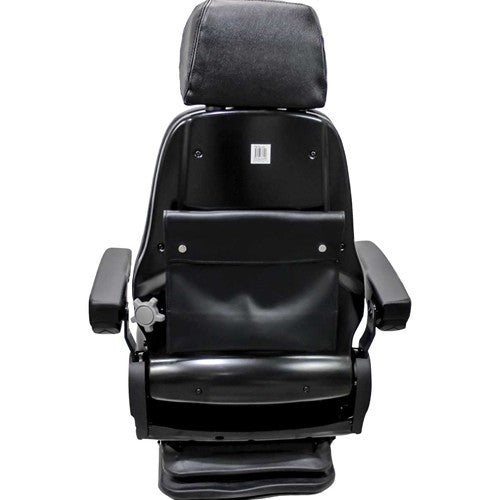 Multiple Application Seat & Mechanical Suspension - Black Vinyl