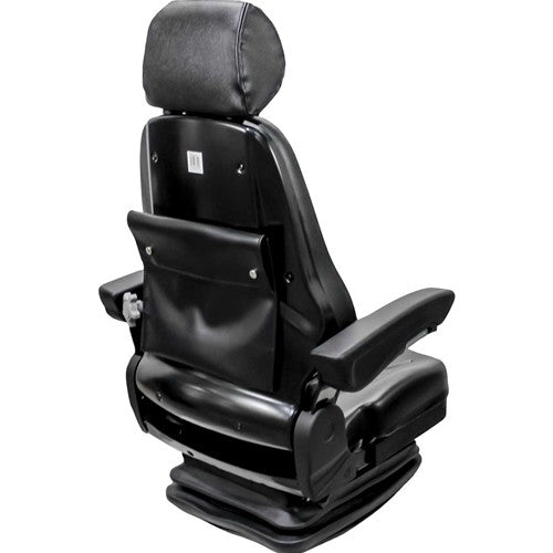 Multiple Application Seat & Mechanical Suspension - Black Vinyl