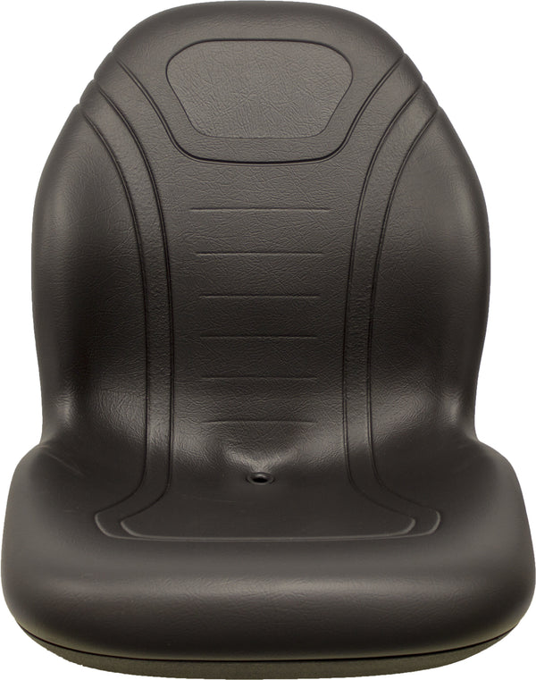JCB Telehandler Replacement Bucket Seat (Full Pattern) - Fits Various Models - Black Vinyl