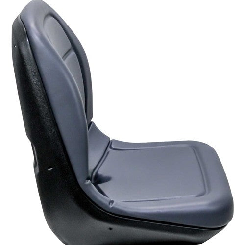 AGCO Lawn Mower Replacement Bucket Seat - Fits Various Models - Gray Vinyl