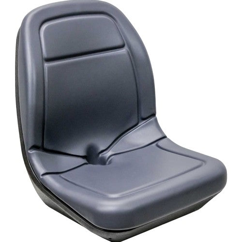 AGCO Lawn Mower Replacement Bucket Seat - Fits Various Models - Gray Vinyl