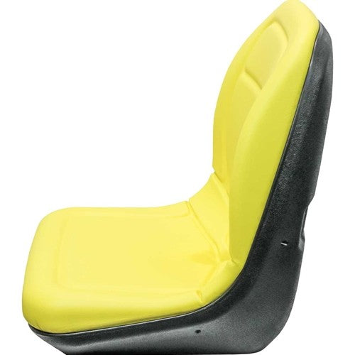 AGCO Lawn Mower Replacement Bucket Seat - Fits Various Models - Yellow Vinyl