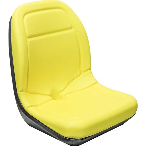 AGCO Lawn Mower Replacement Bucket Seat - Fits Various Models - Yellow Vinyl