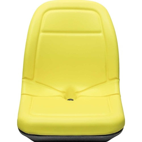 AGCO Lawn Mower Replacement Bucket Seat - Fits Various Models - Yellow Vinyl