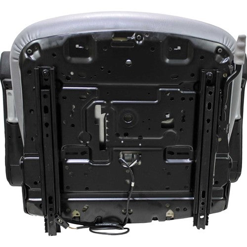 New Holland Wheel Loader Replacement Seat Assembly - Fits Various Models - Gray Vinyl
