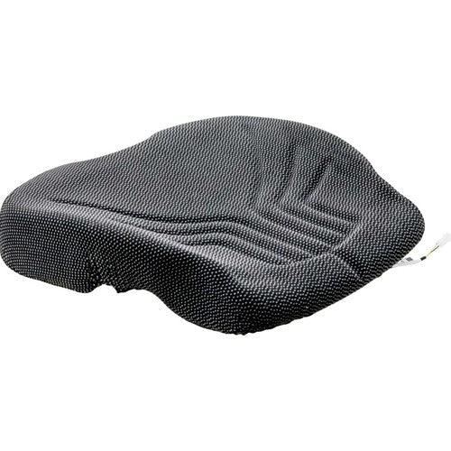 Heated Seat Cushion Replacement - Black/Gray Matrix Cloth