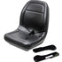 Case IH DX Series And Farmall Series Tractor Replacement Bucket Seat Kit - Fits Various Models - Black Vinyl