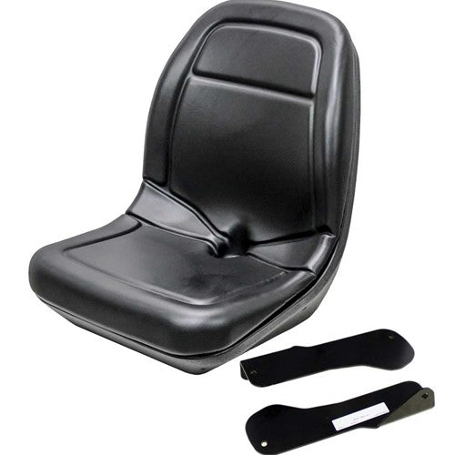 Ford®-New Holland® Boomer, T, TC, TZ and Workmaster Series Tractor Replacement Bucket Seat Kit - Fits Various Models - Black Vinyl