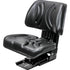 Case Tractor Replacement Utility Mechanical Suspension Seat Assembly - Fits Various Models - Black Vinyl