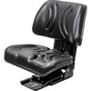 AGCO Tractor Replacement Utility Mechanical Suspension Seat Assembly - Fits Various Models - Black Vinyl