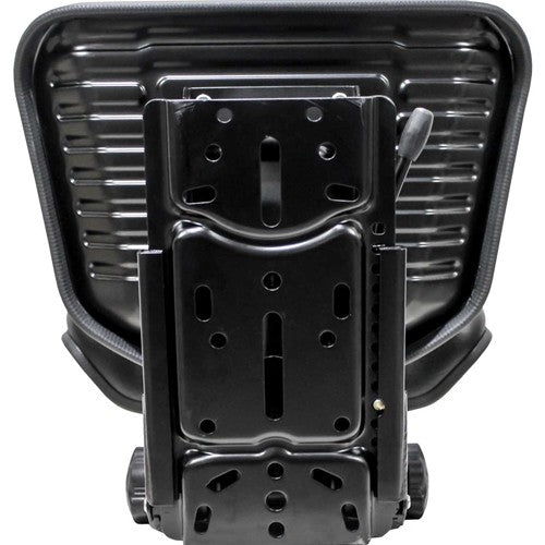 Caterpillar Mini Excavator Replacement Mechanical Semi-Suspension Seat Assembly - Black Vinyl