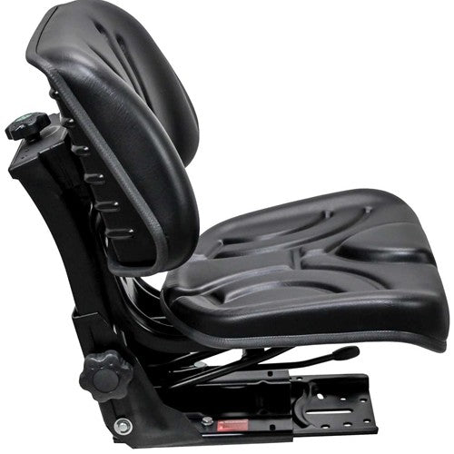 Versatile 700 & 900 Tractor Replacement Mechanical Semi-Suspension Seat Assembly - Black Vinyl