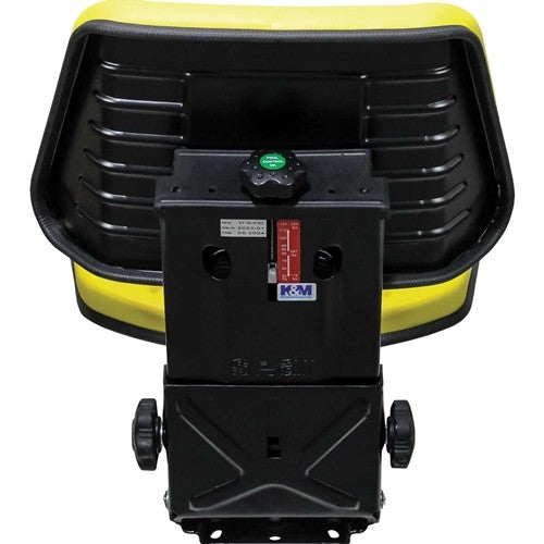 Versatile 700 & 900 Tractor Replacement Mechanical Semi-Suspension Seat Assembly - Yellow Vinyl