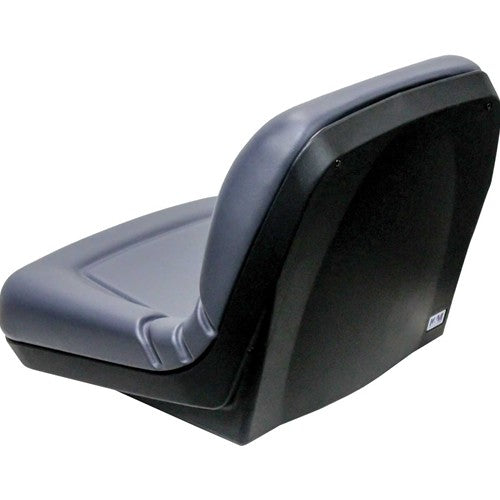 John Deere Lawn Mower Replacement Bucket Seat - Fits Various Models - Gray Vinyl