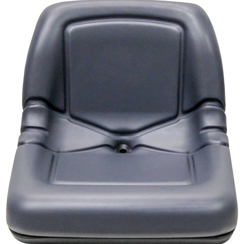 John Deere Lawn Mower Replacement Bucket Seat - Fits Various Models - Gray Vinyl