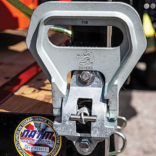 Safety Folding Foot/Grab Step - Zinc Finish