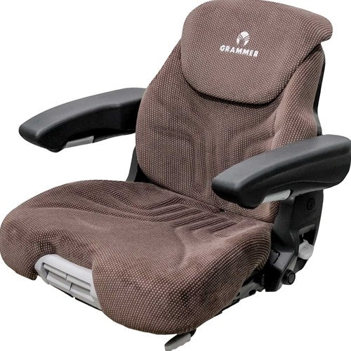 Seat Top Assembly - Brown Cloth