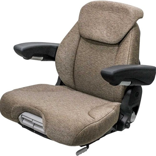 Seat Top Assembly - Cut/Sew - Brown Cloth