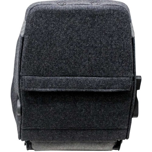 Caterpillar Excavator/Feller Buncher Replacement Seat Top - Fits Various Models - Two-Tone Gray Cloth