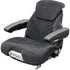 Seat Top Assembly - Black/Gray Cloth
