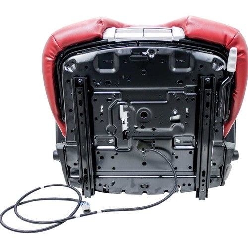 Seat Top Assembly - Cut/Sew Red Vinyl