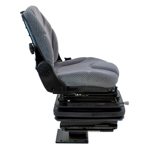 Case 580 Series Loader/Backhoe Replacement Mechanical Suspension Seat Kit - Fits Various Models - Gray Cloth