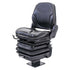 John Deere 310 Series Loader/Backhoe Replacement Seat & Mechanical Suspension Kit - Fits Various Models - Black Vinyl