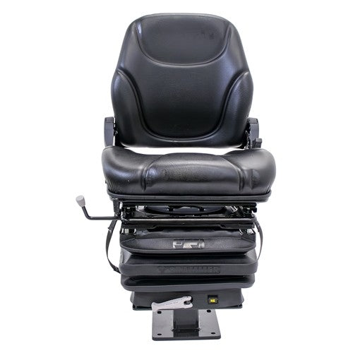 John Deere 310 Series Loader/Backhoe Replacement Seat & Mechanical Suspension Kit - Fits Various Models - Black Vinyl