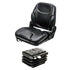 John Deere 310 Series Loader/Backhoe Replacement Seat & Air Suspension Kit - Fits Various Models - Black Vinyl