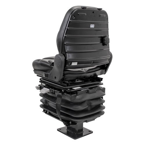 John Deere 310 Series Loader/Backhoe Replacement Seat & Air Suspension Kit - Fits Various Models - Black Vinyl