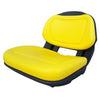 John Deere X300 & X500 Series Lawnmower Replacement Mid-Back Seat -Yellow Vinyl